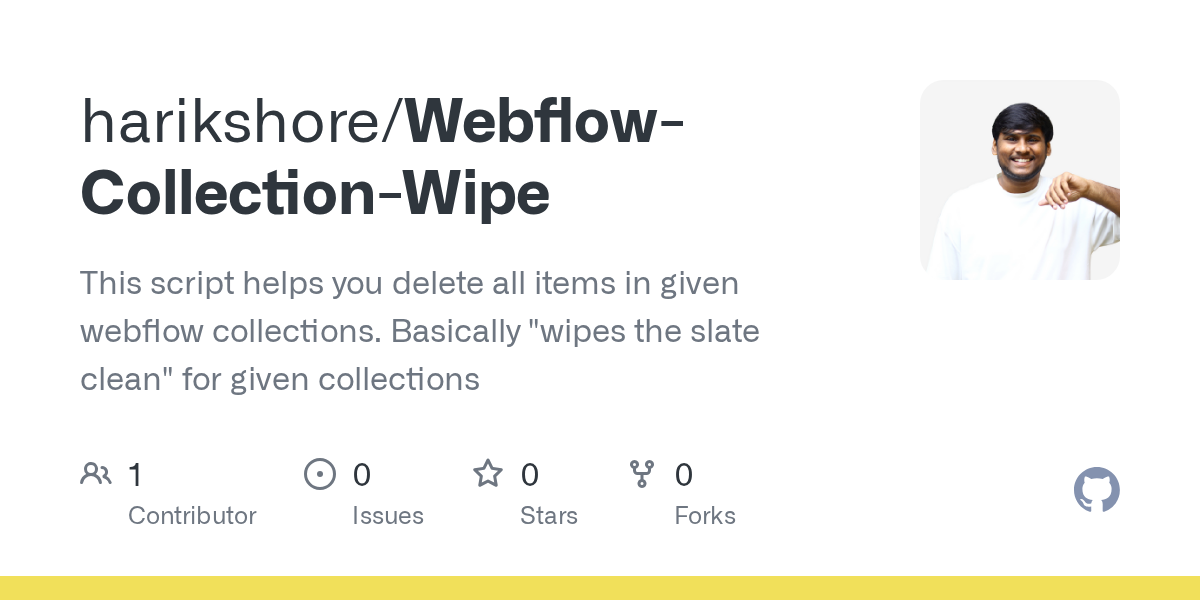 Webflow Collection Wipe gallery image