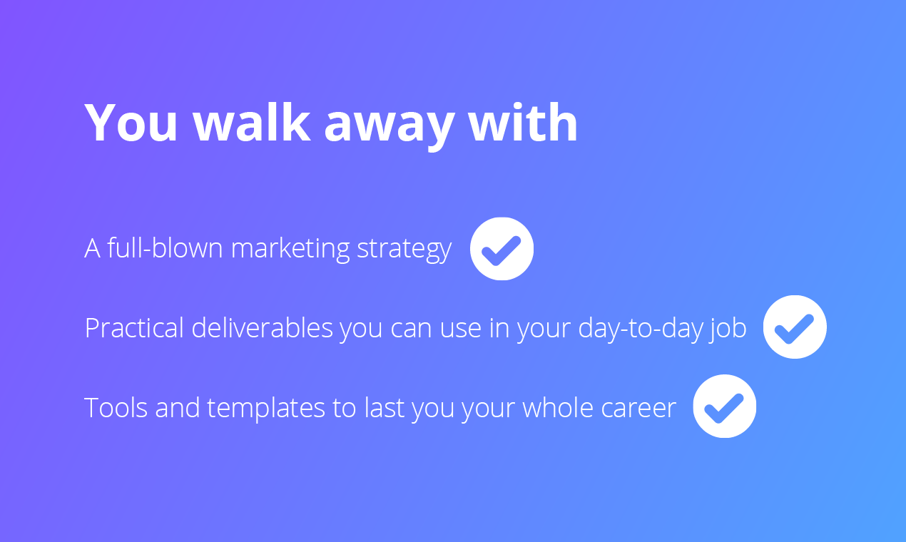 Immerj startup marketing course gallery image