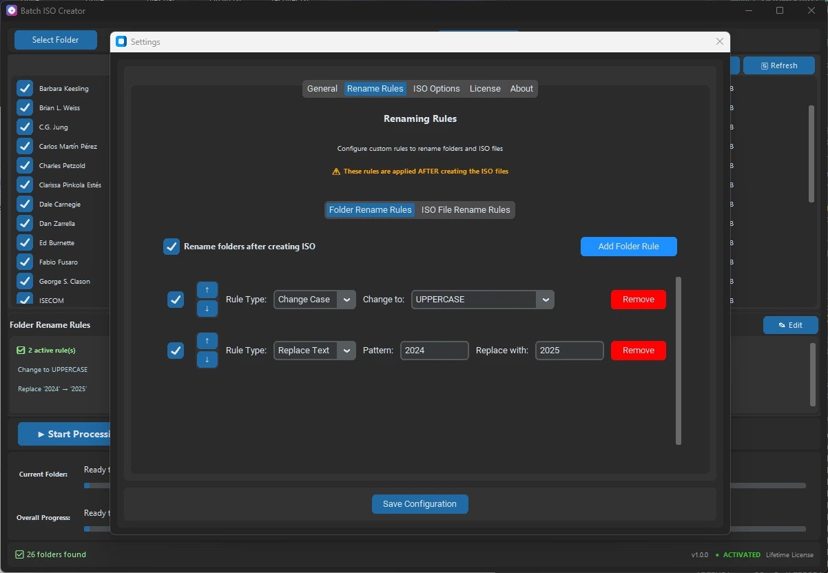 Batch ISO -maker - Batch-convert mappen in ISO-bestanden-snel en lichtgewicht media 6