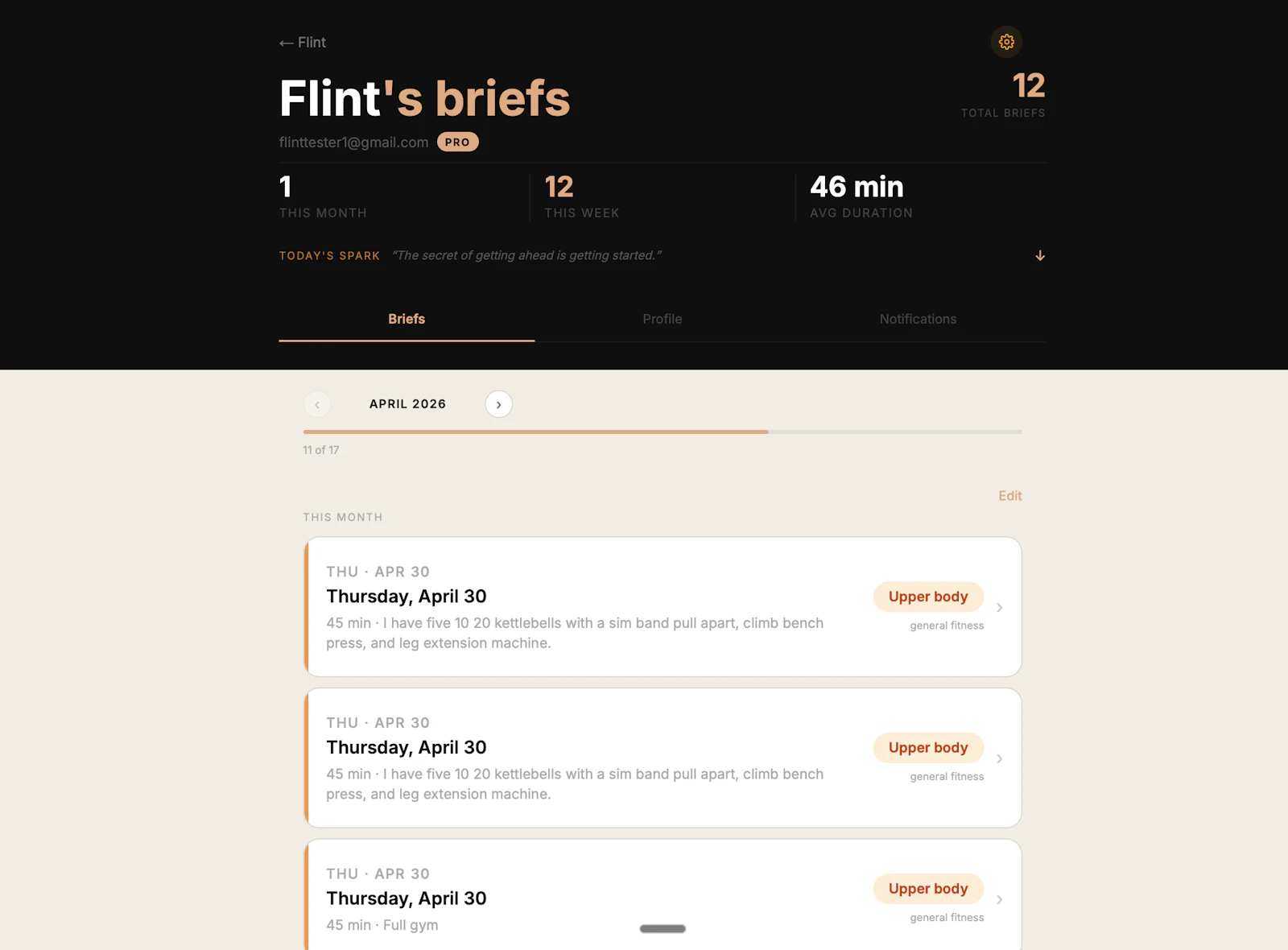 Flint — Your daily spark. screenshot 3