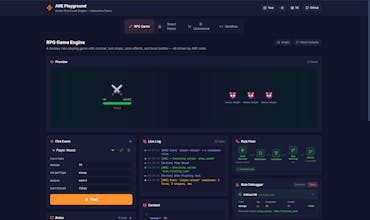 ARE Playground—Action Rule Event Engine gallery image