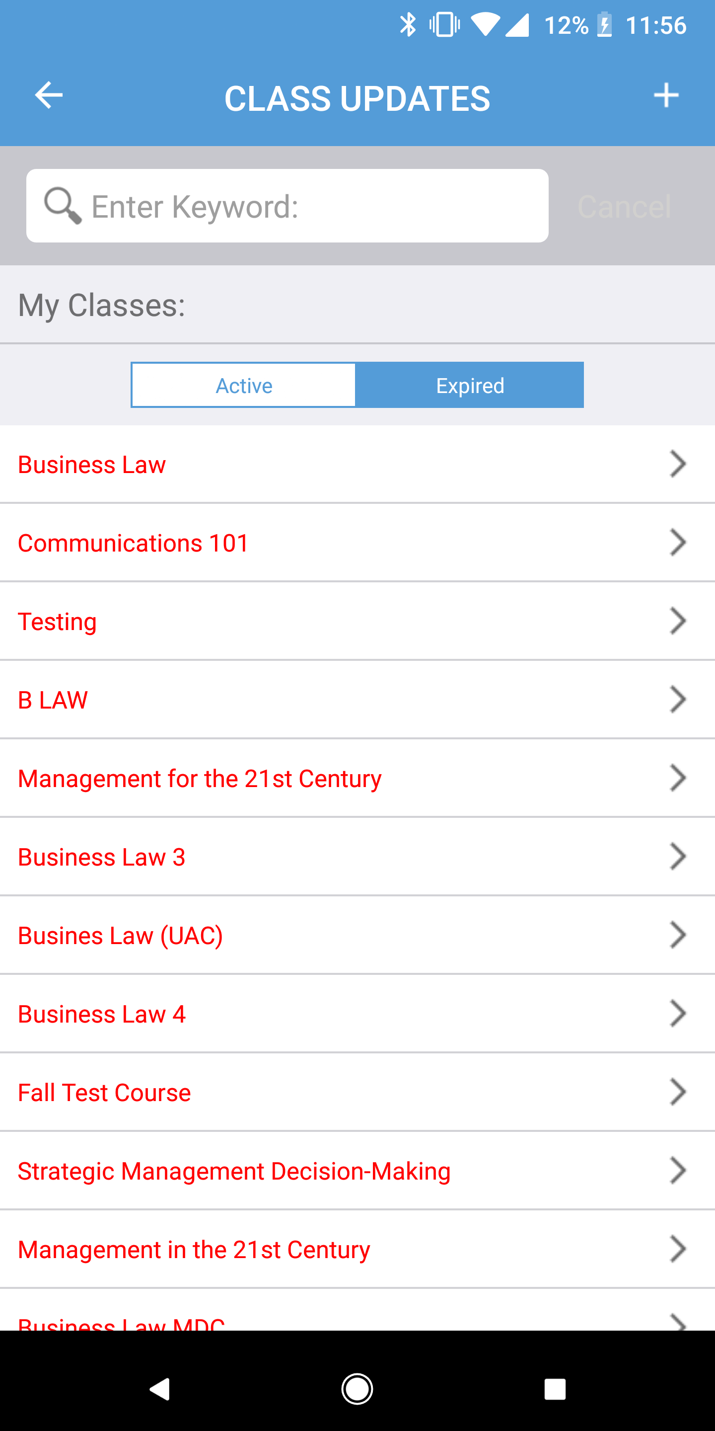 Class Updates gallery image