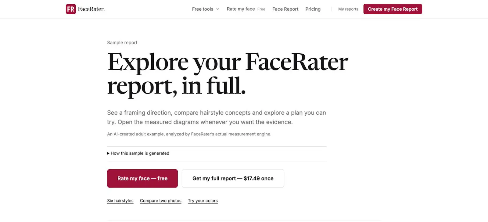 FaceRater screenshot 3