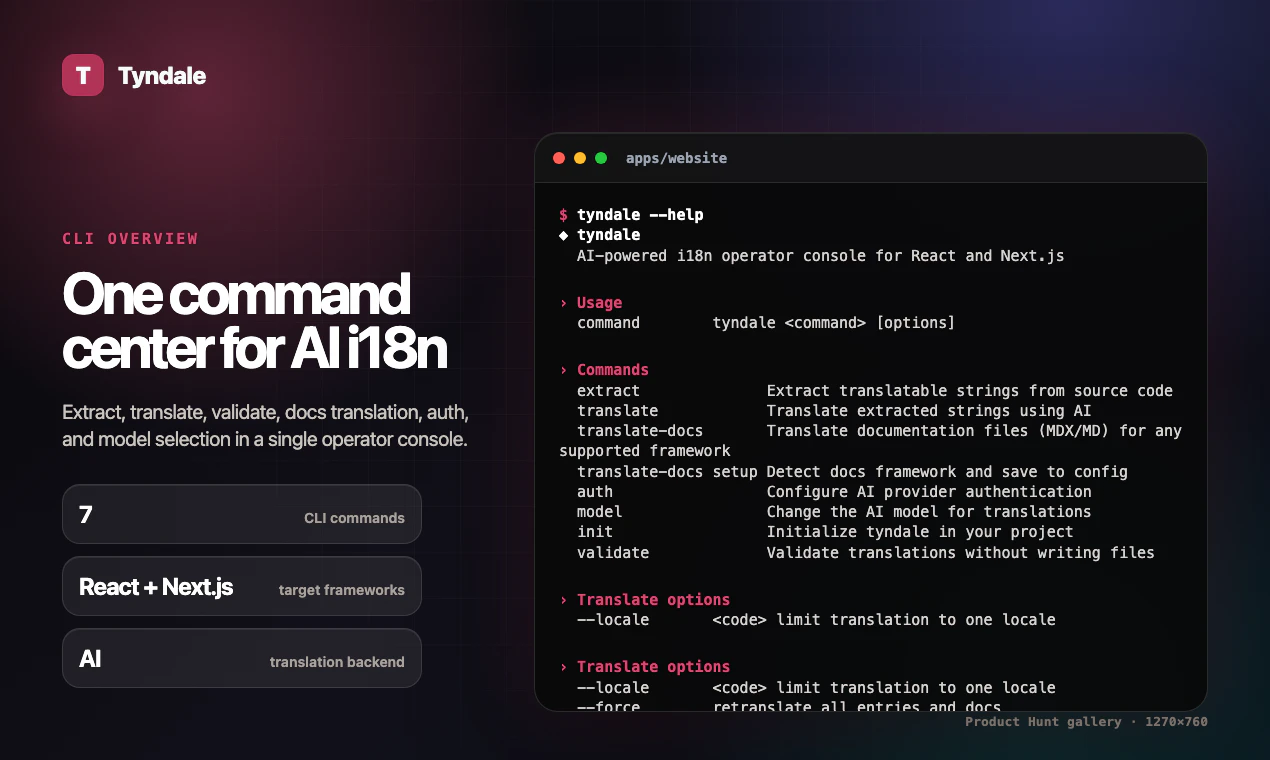 Tyndale screenshot 2