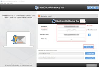 Aryson HostGator Backup Tool gallery image