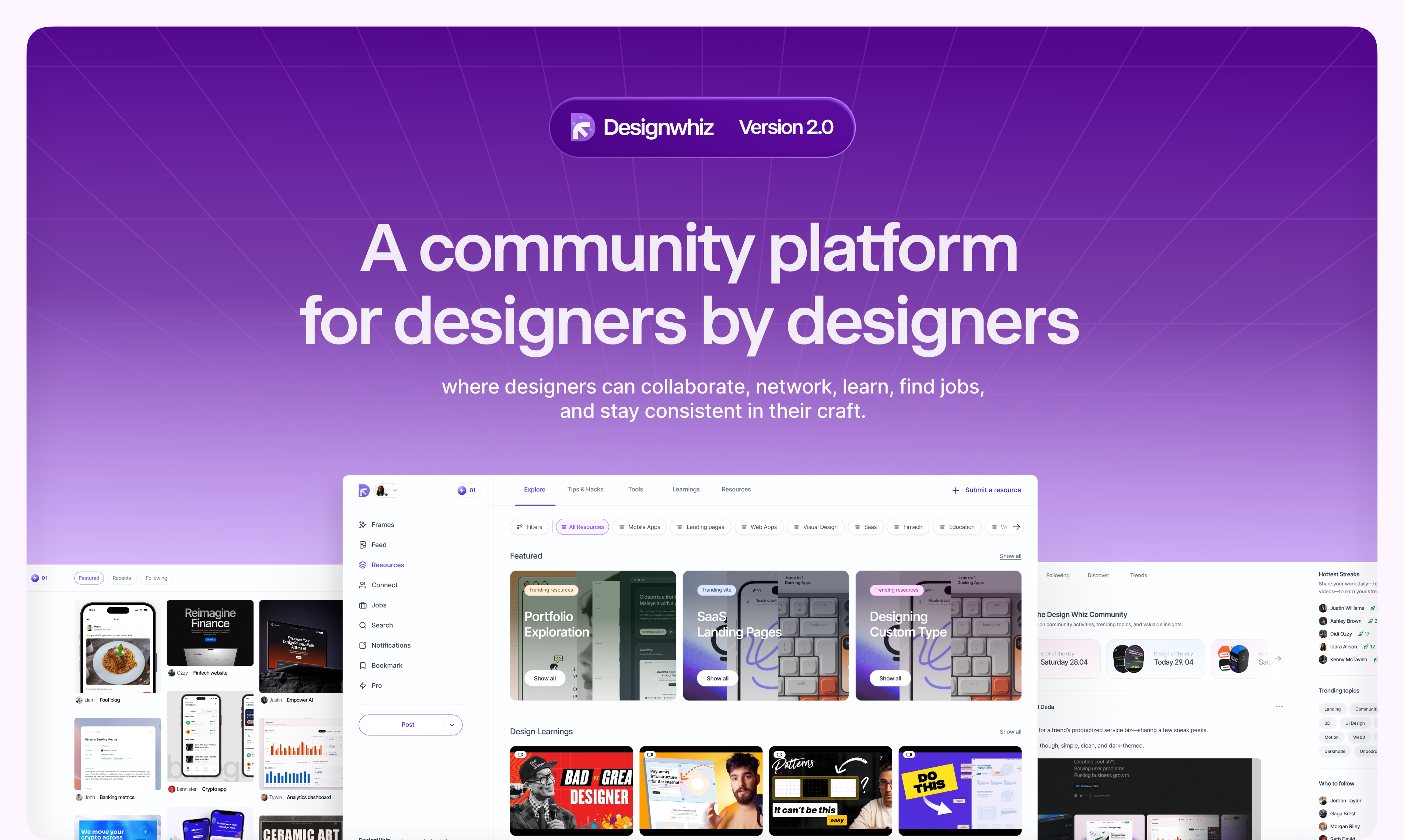 startuptile Designwhiz-A space for creatives to collaborate network and find jobs