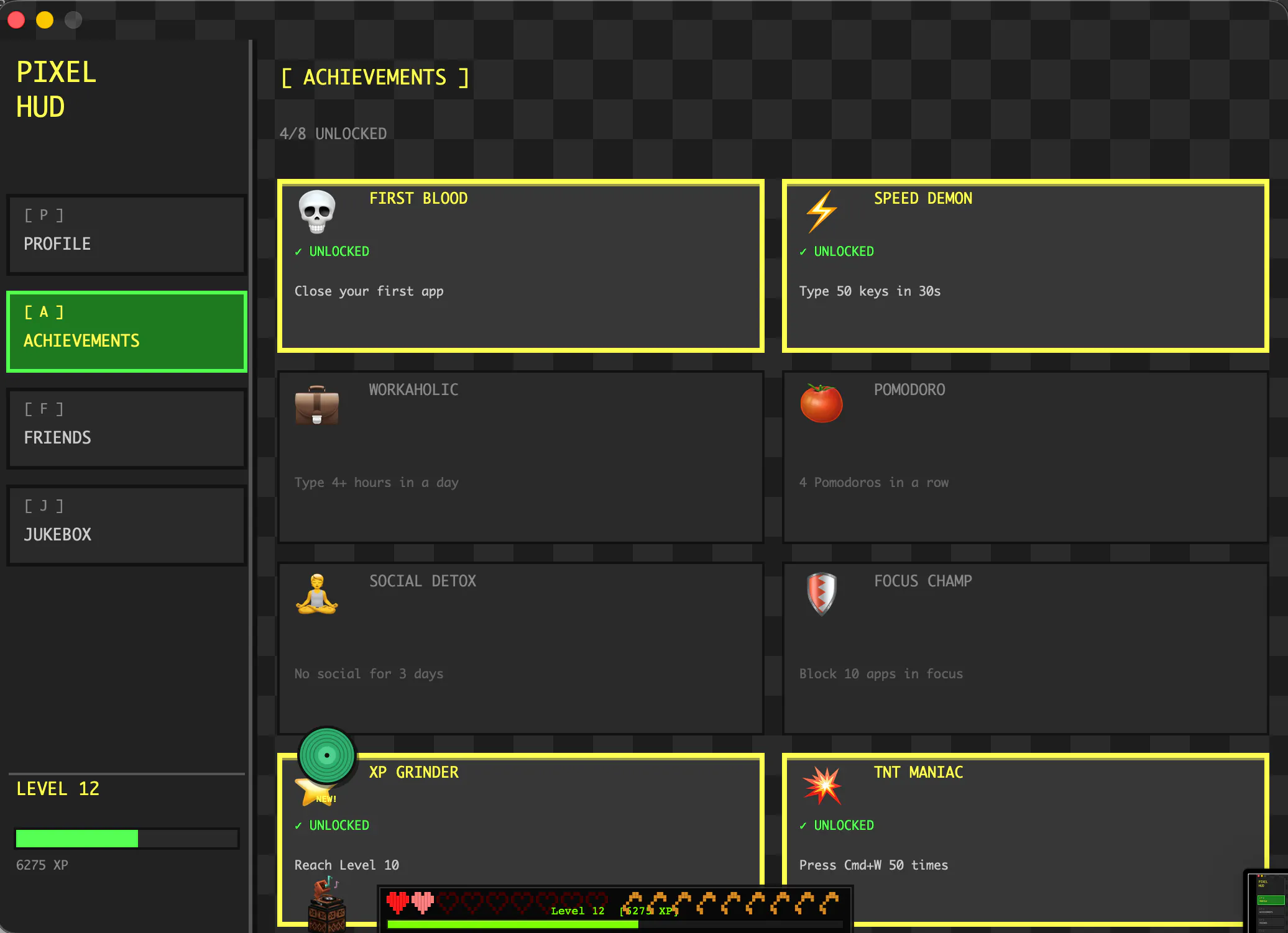 PixelHUD - Gamify your Mac gallery image
