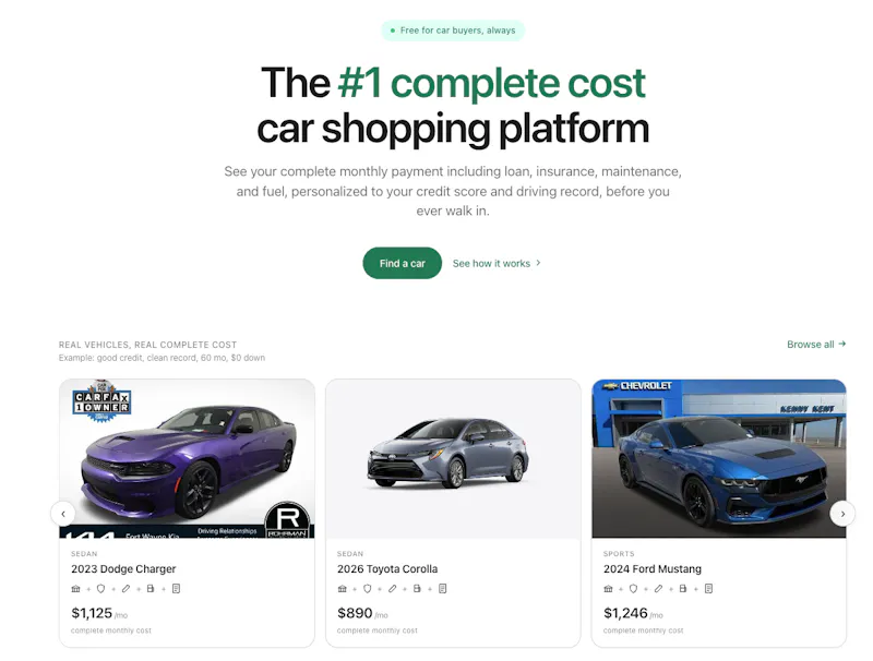 CarCostCX screenshot 2