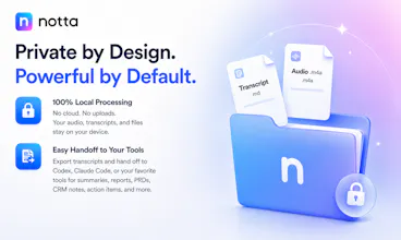 Notta Desktop - Privacy Mode gallery image