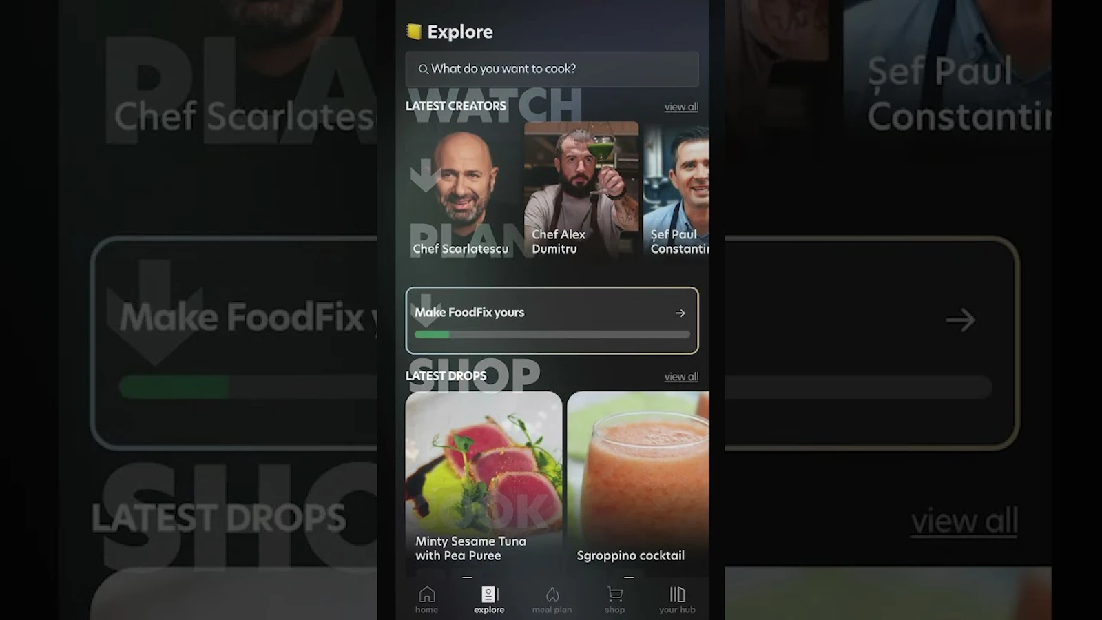FoodFix screenshot 1 (video preview)
