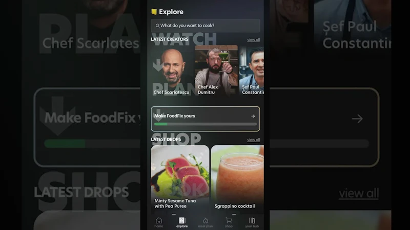 FoodFix screenshot 1 (video preview)