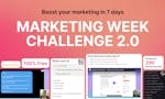 Marketing Week Challenge 2.0 image