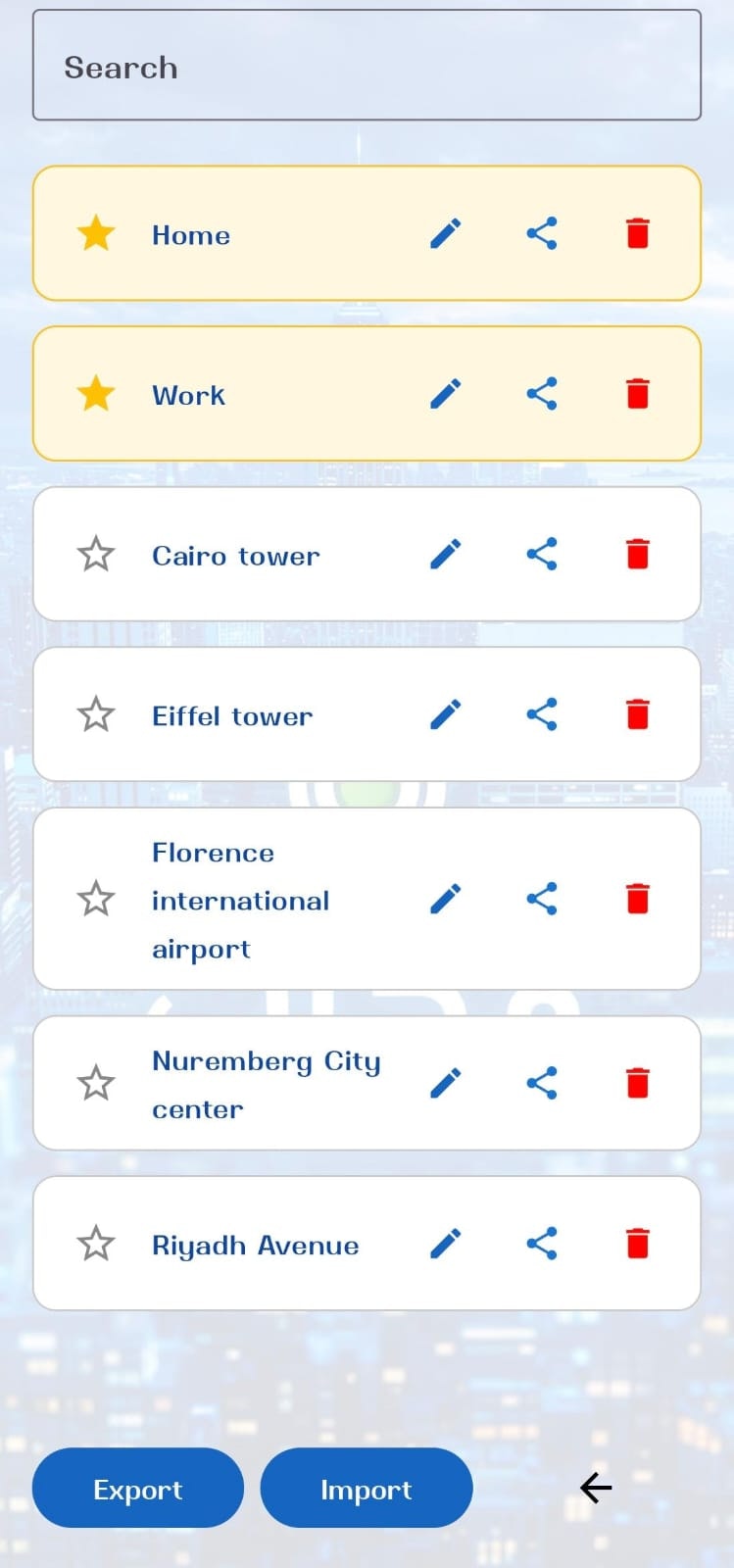 Makani Location & Parking Saver - Screenshot 4 showing product features and functionality