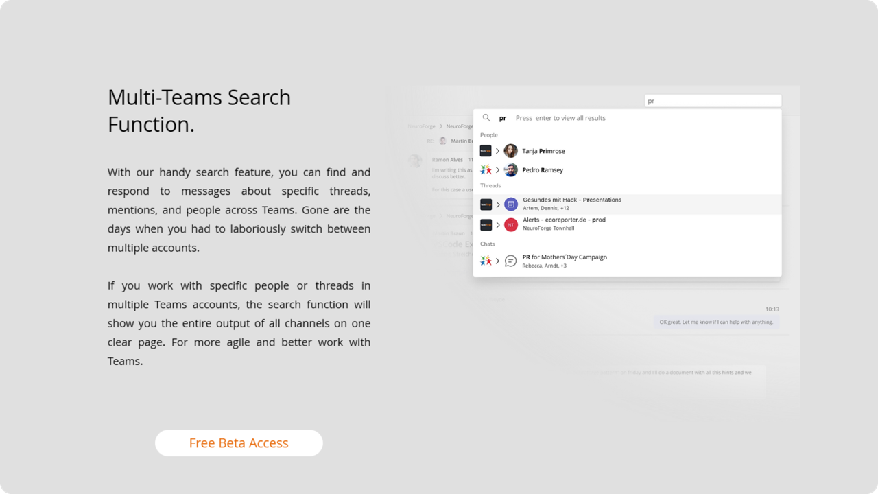 Pro Feed - Multi-Teams Chat Feed  gallery image