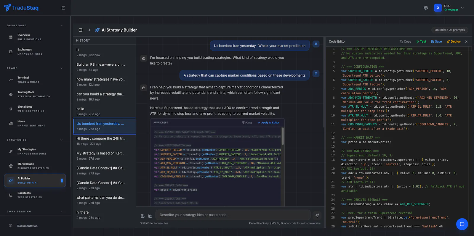 TradeStaq screenshot 2