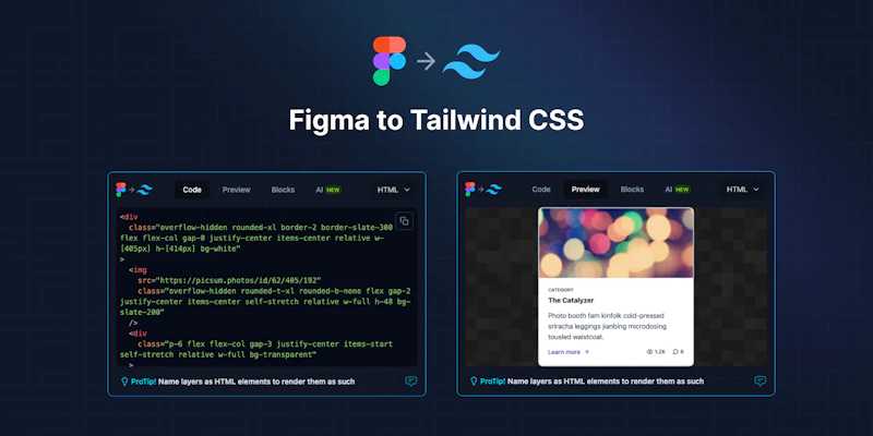 Figma to Tailwind CSS/Payload CMS/Astro screenshot 1