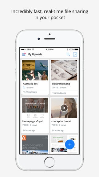 Jumpshare for iPhone gallery image