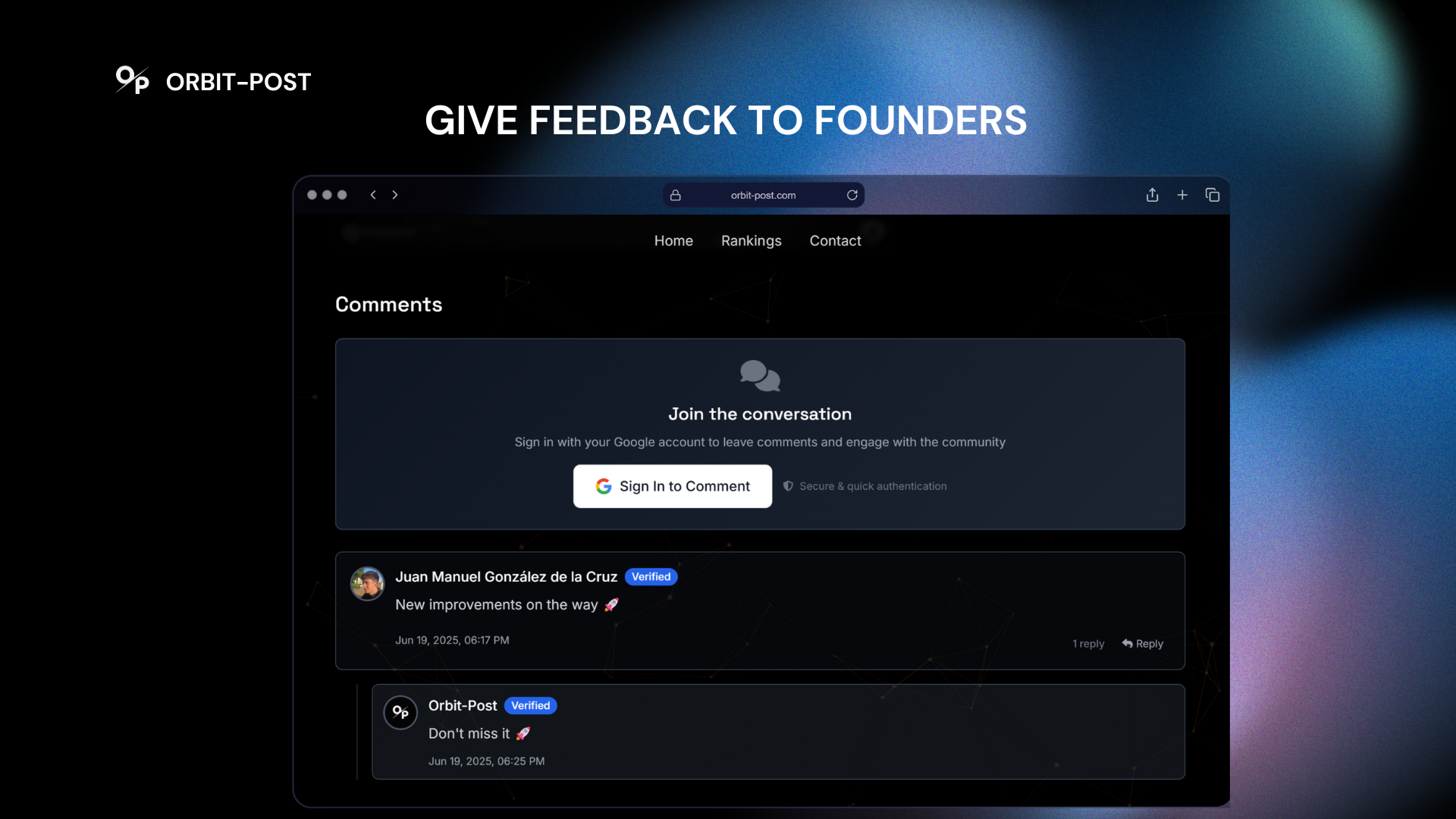 Orbit-Post gallery image