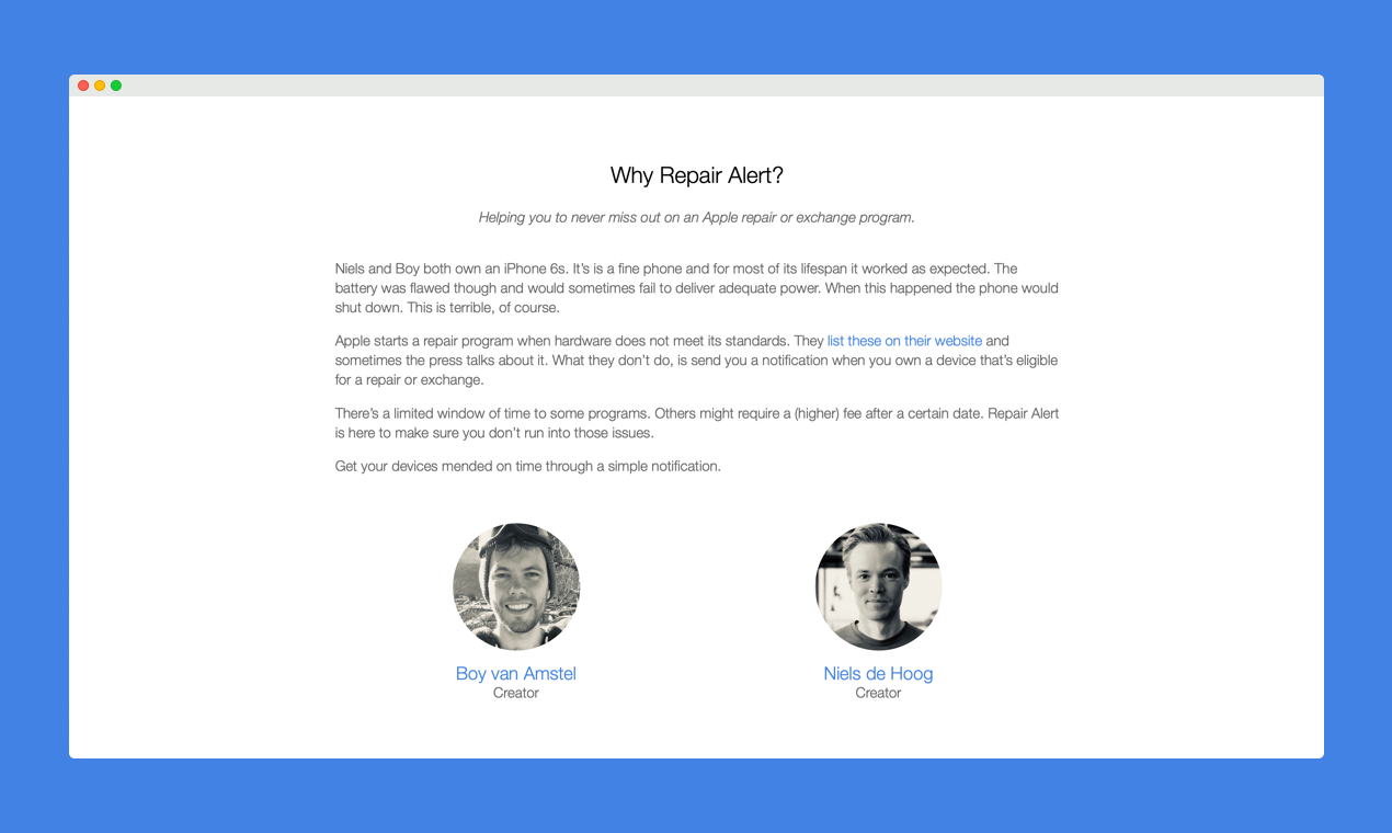 Repair Alert gallery image