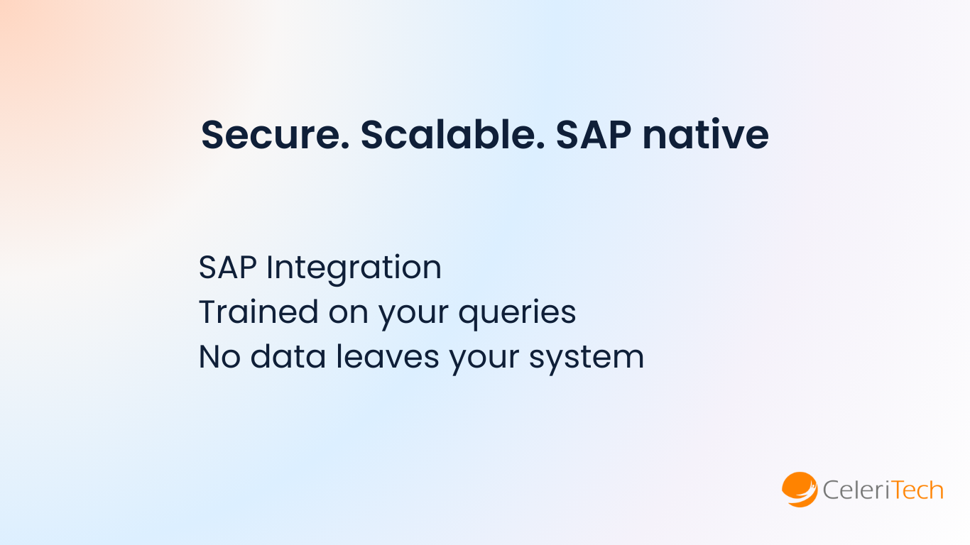 Média Céleritechai - Agents AI pour SAP (ERP) 8