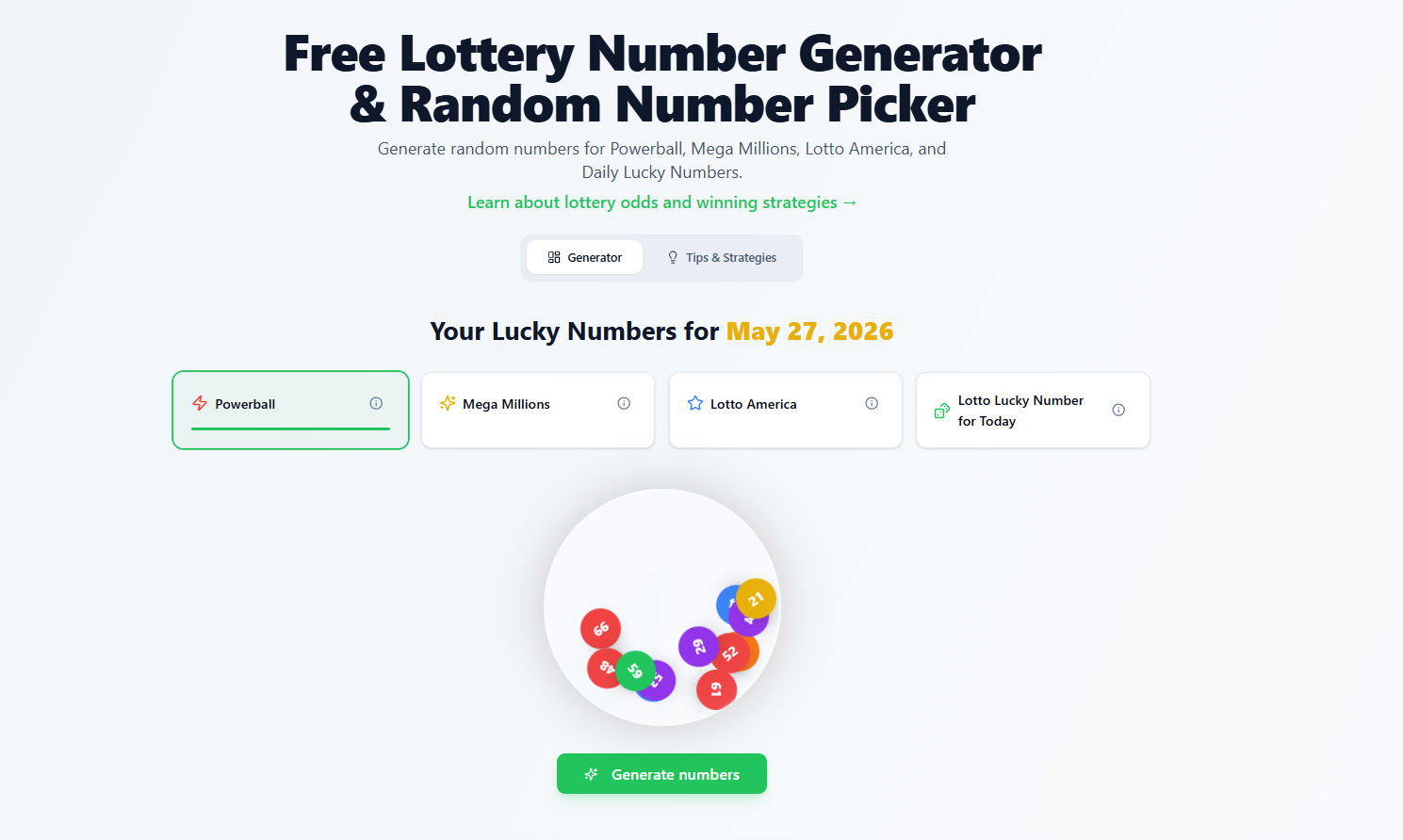 Lottery Number Generator & Random Picker gallery image