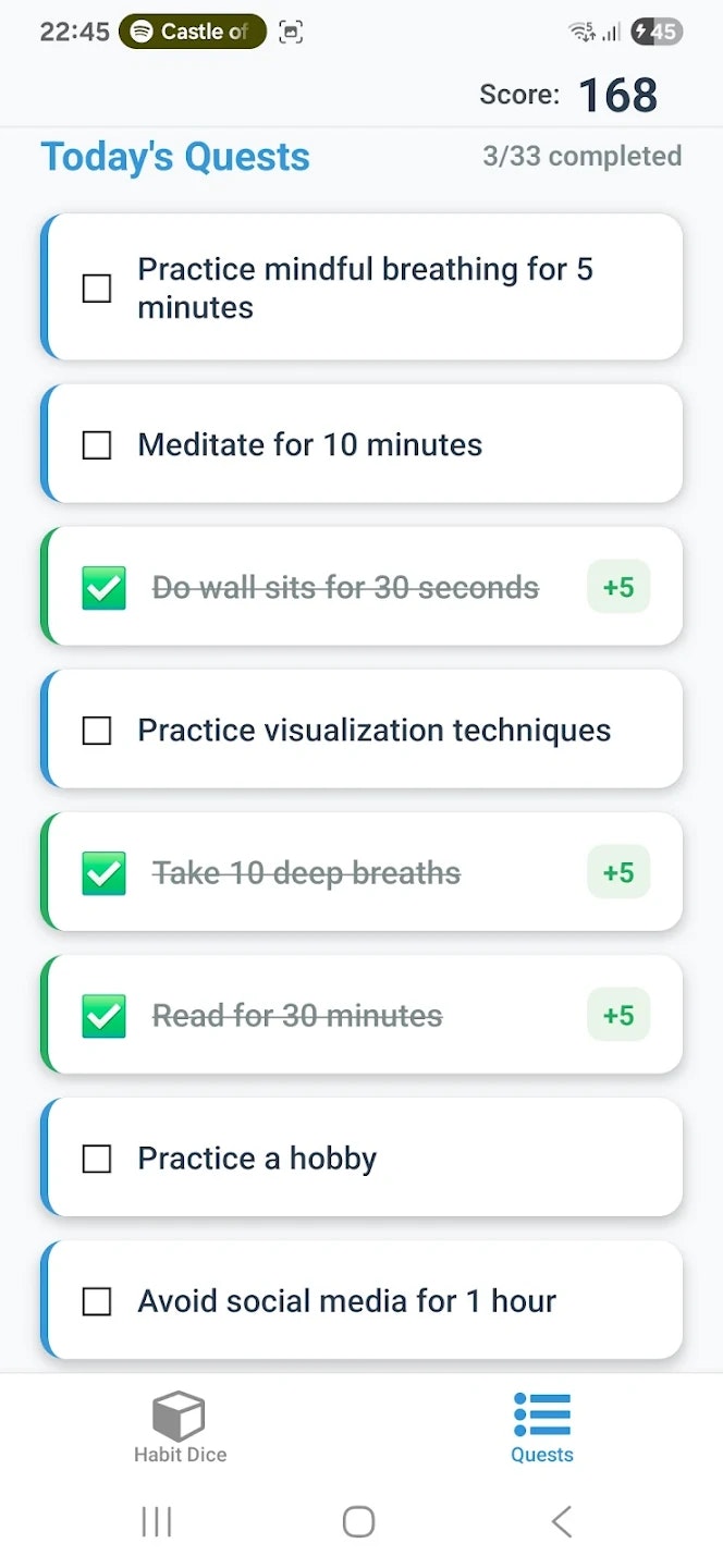 Habit Dice - Screenshot 2 preview