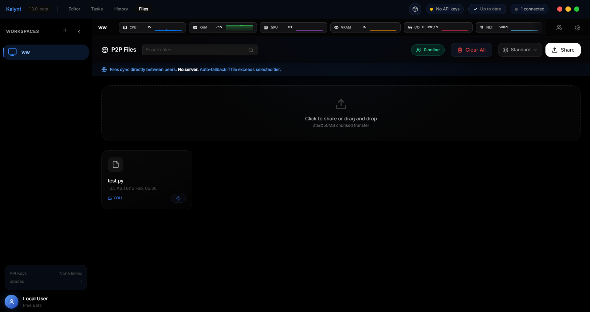 Kalynt - Screenshot 5 showing product features and functionality