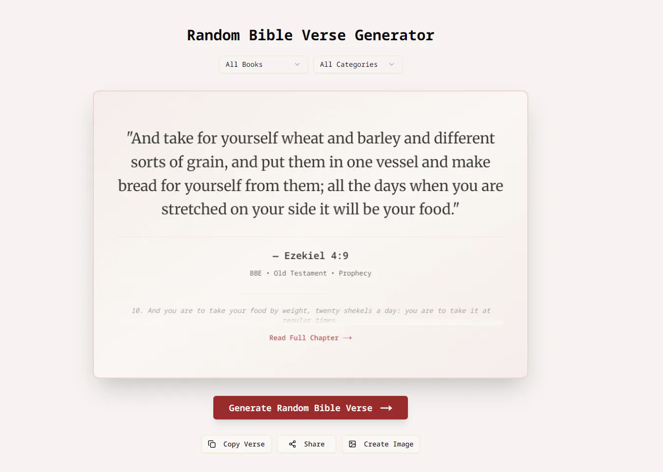 Random Bible Verse Generator gallery image
