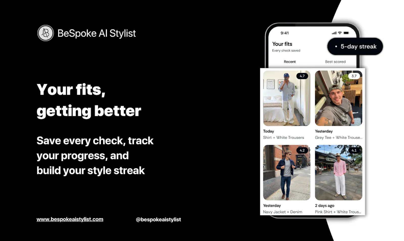 BeSpoke AI Stylist FitCheck screenshot 4