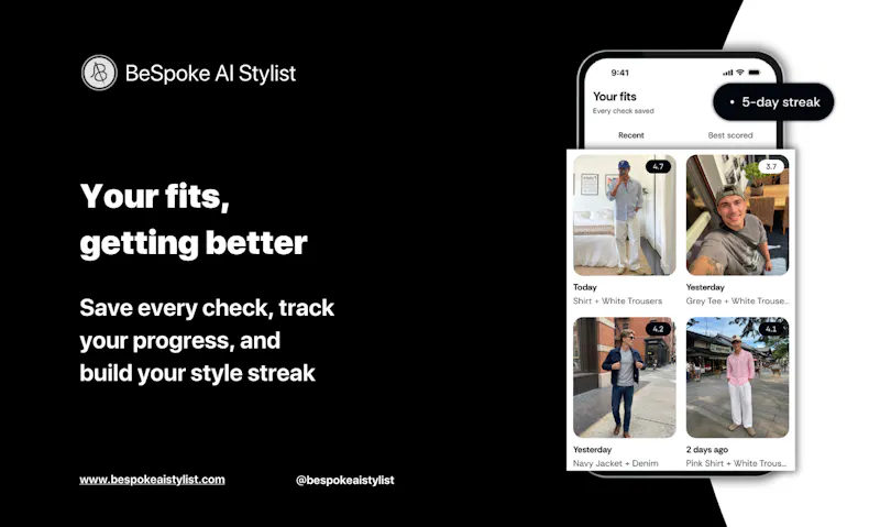 BeSpoke AI Stylist FitCheck screenshot 4