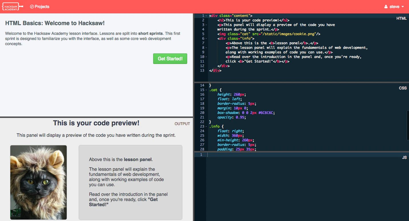 Hacksaw Academy Image