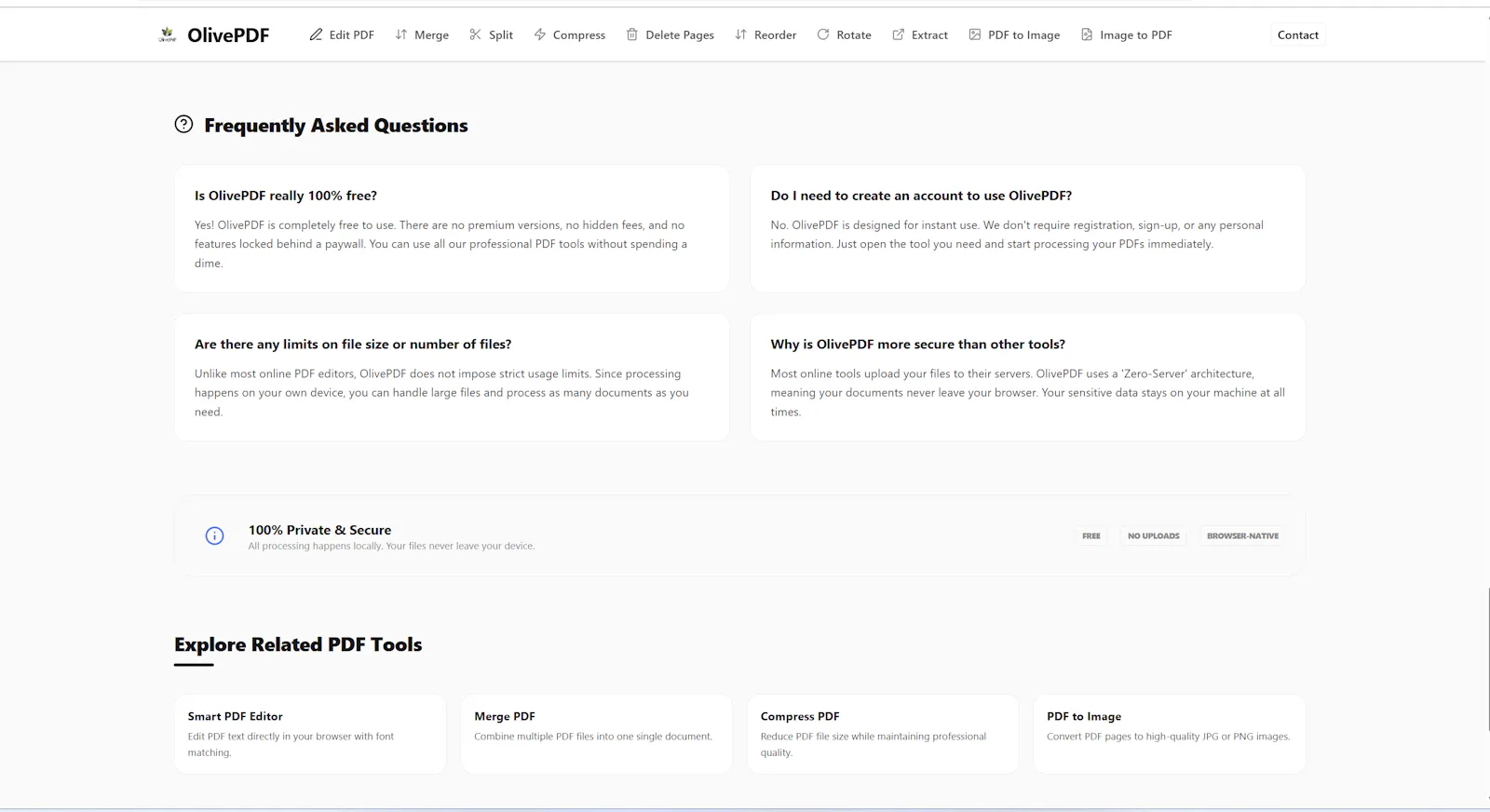 OlivePDF screenshot 3