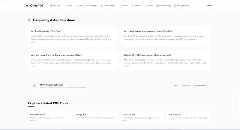 OlivePDF screenshot 3