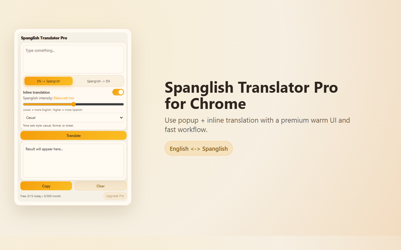 Spanglish Translator gallery image