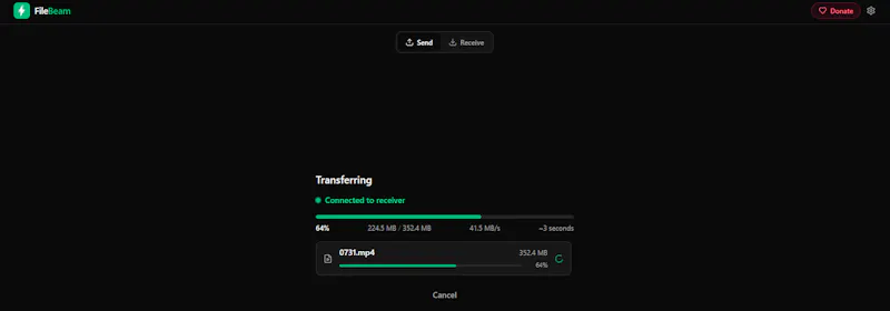 FileBeam screenshot 1