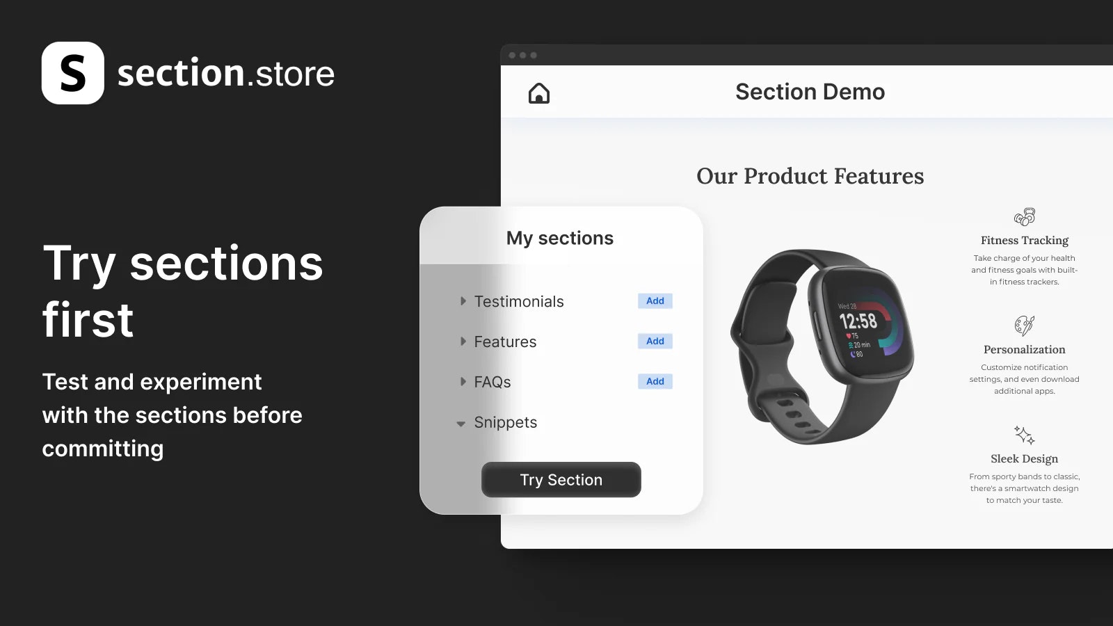 Section Store - Screenshot 2 preview