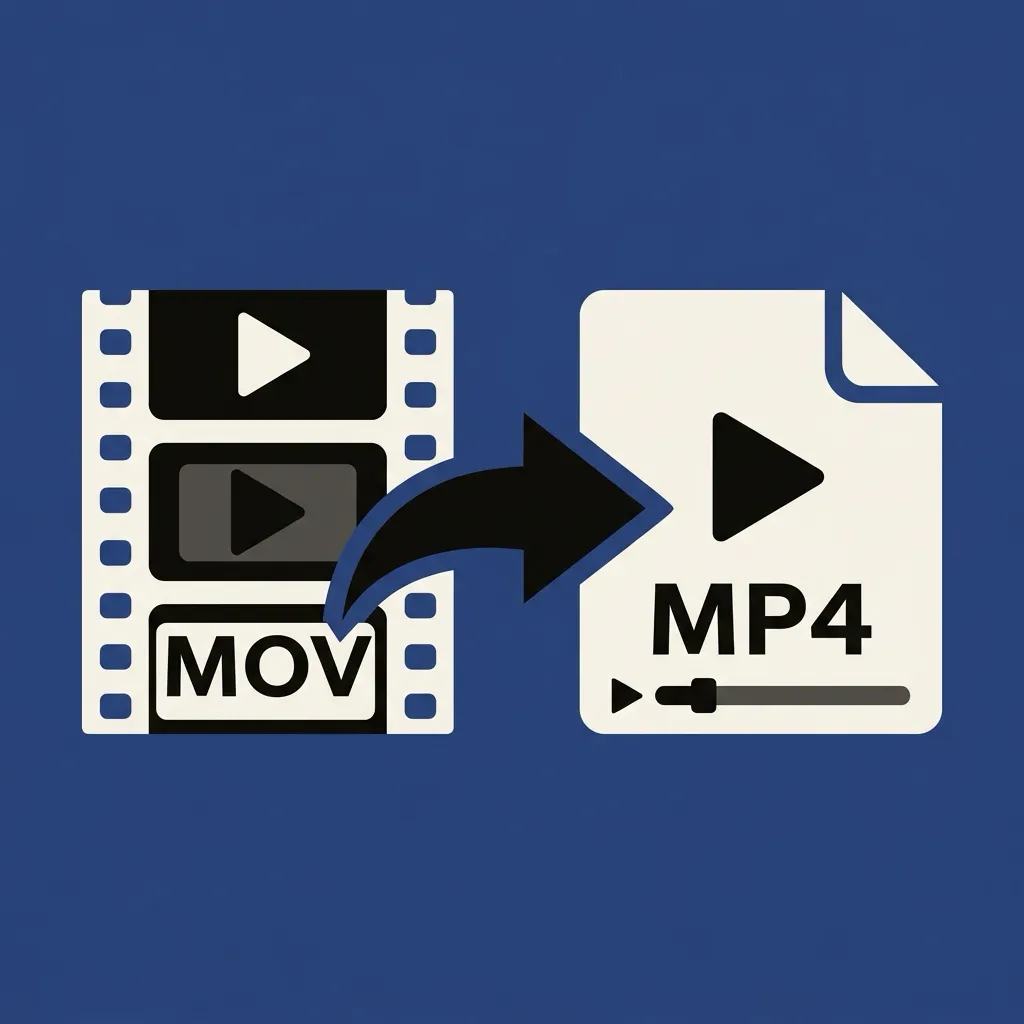Turn .mov into .mp4 locally, fast, free.