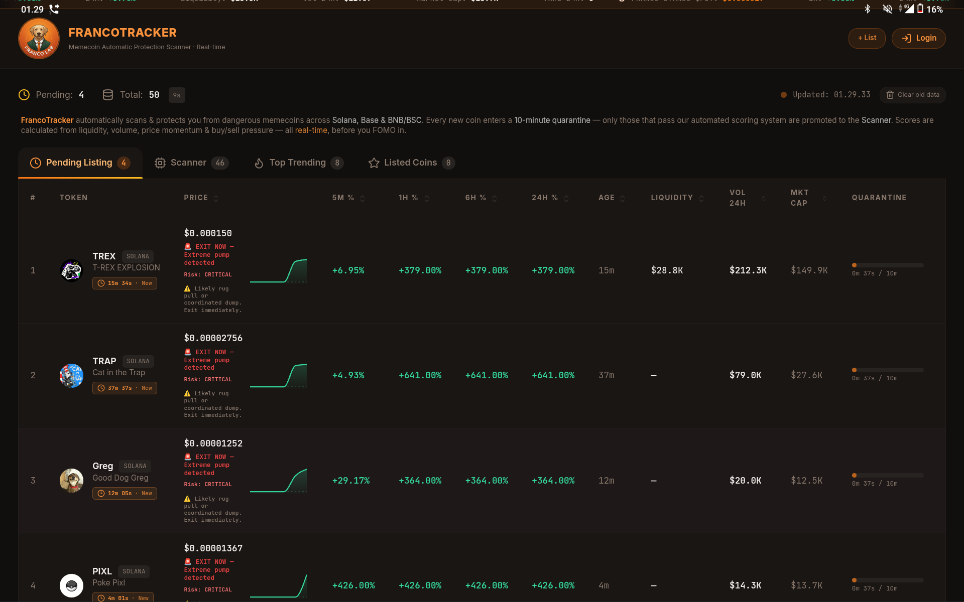 FRANCOTRACKER gallery image
