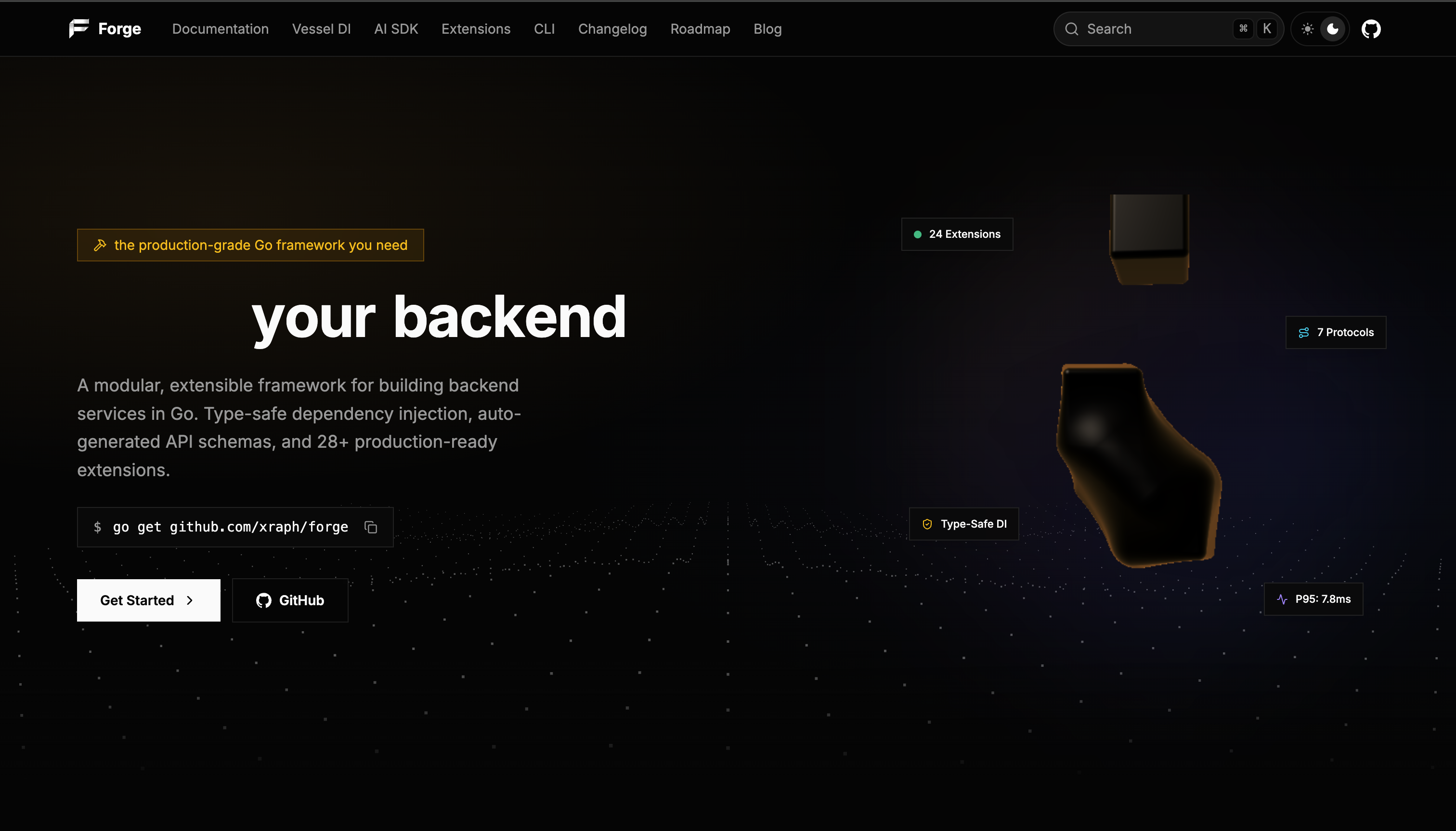 Forge - Main product screenshot demonstrating key features and user interface