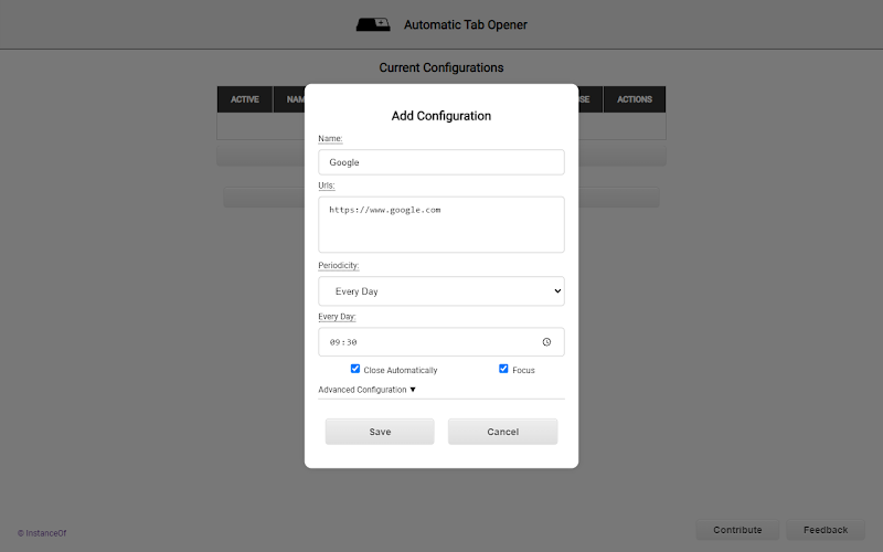 Pembuka tab automatik media 2