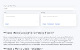 Multilanguage Morse Code Translator media 1