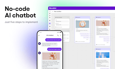 Sendbird&rsquo;s no-code solution interface showcasing customer support features