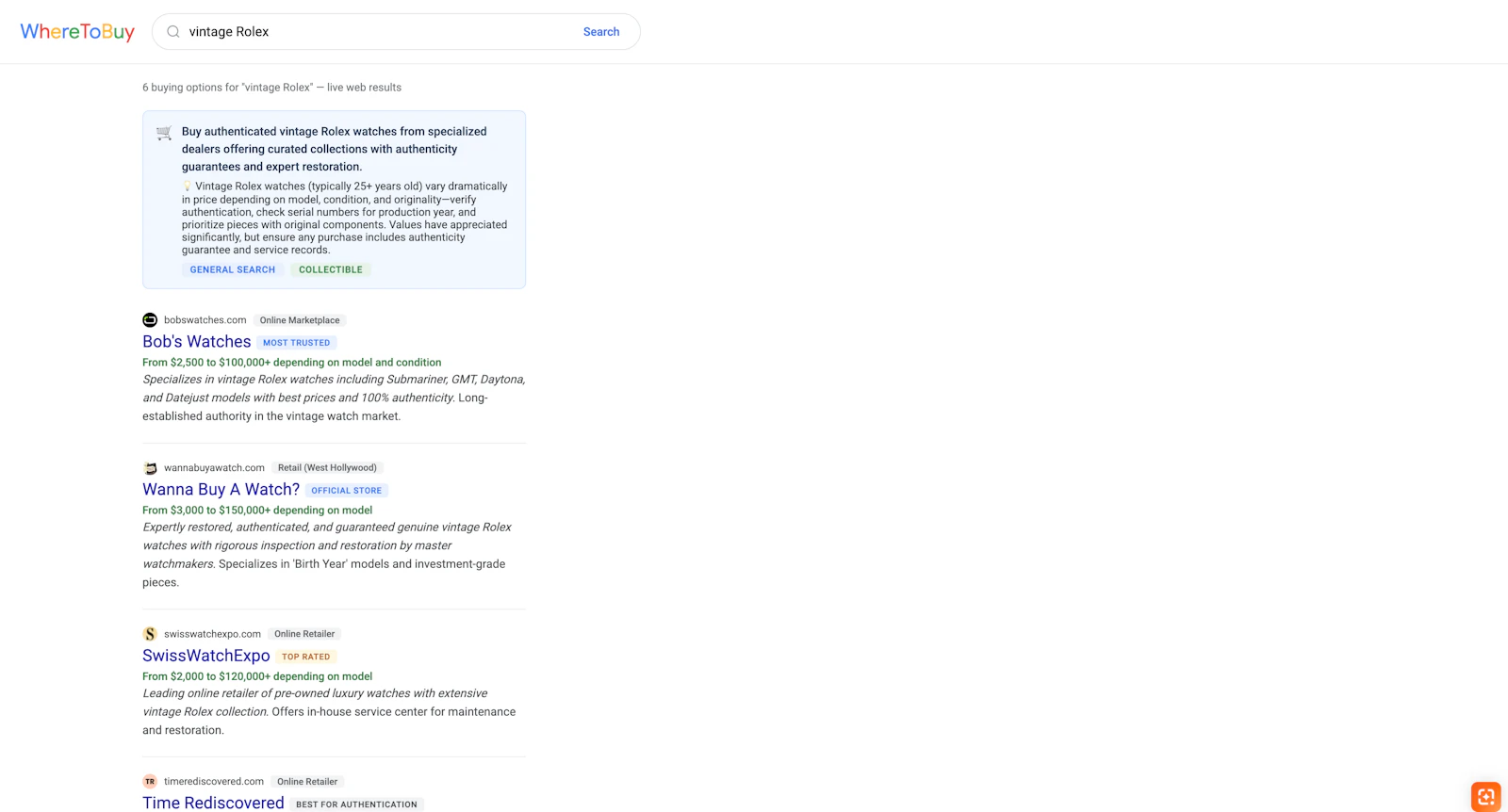 Where to Buy Anything screenshot 2