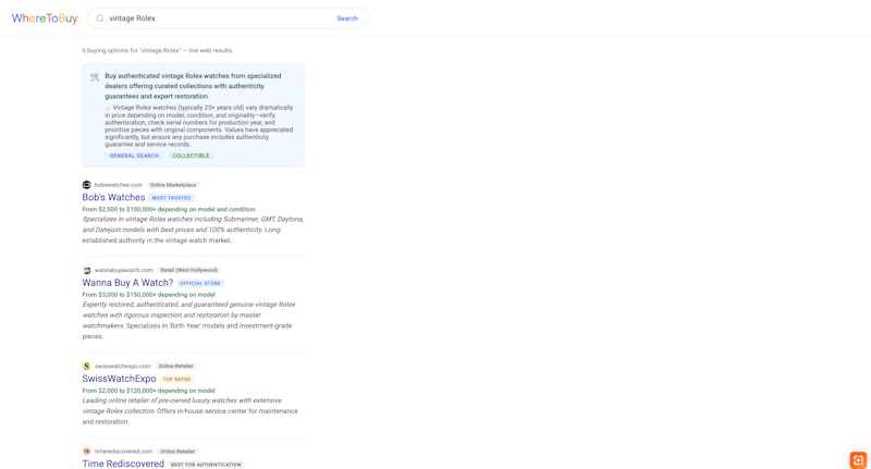 Where to Buy Anything screenshot 2
