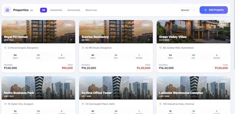Property Management System screenshot 3