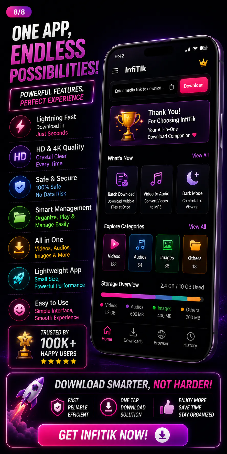 InfiTik Video Downloader gallery image