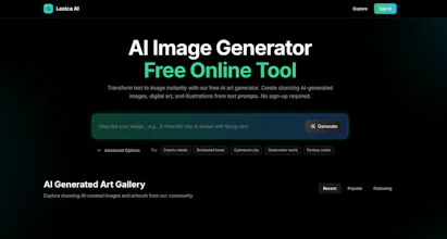 Lexica AI gallery image