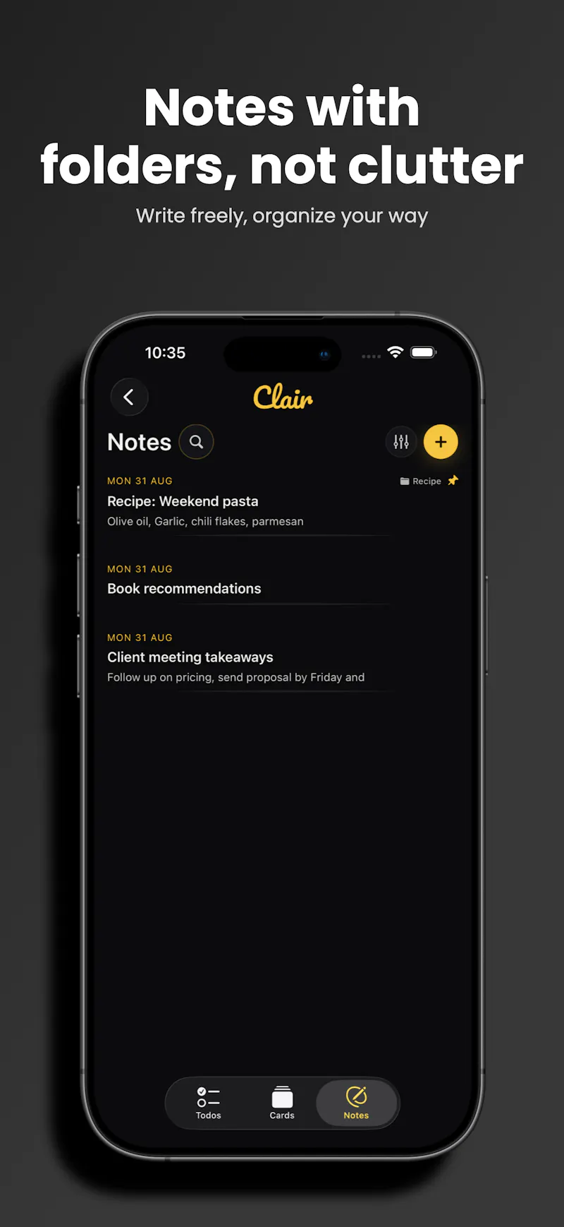 Clair screenshot 3