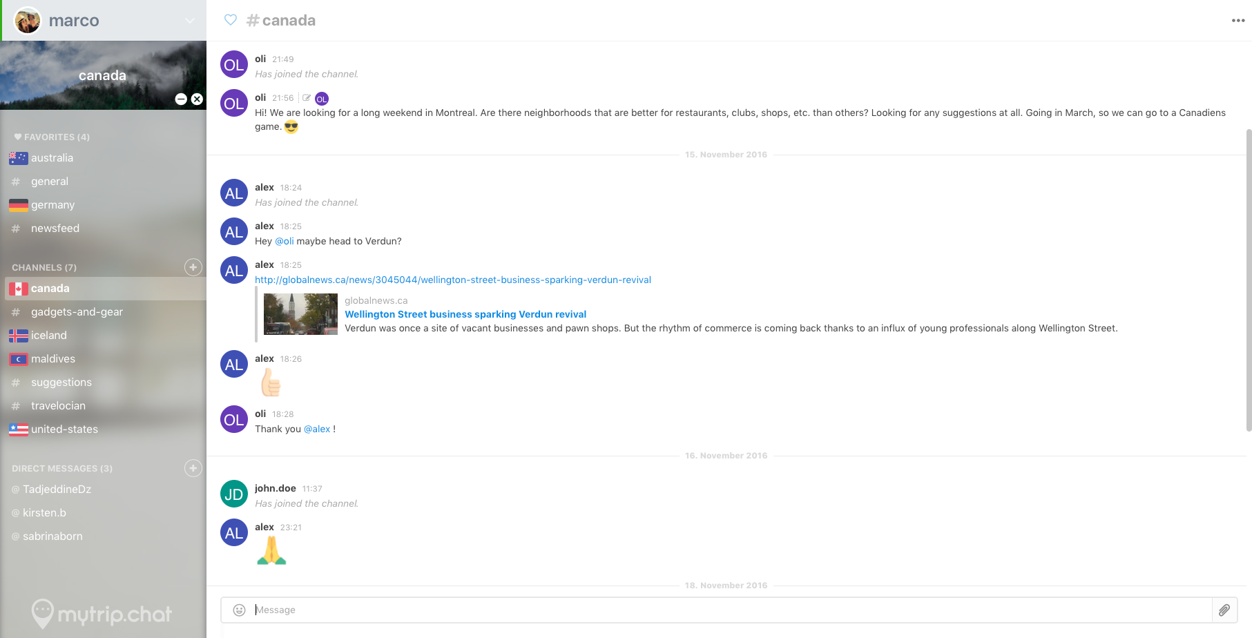 Mytrip.chat gallery image