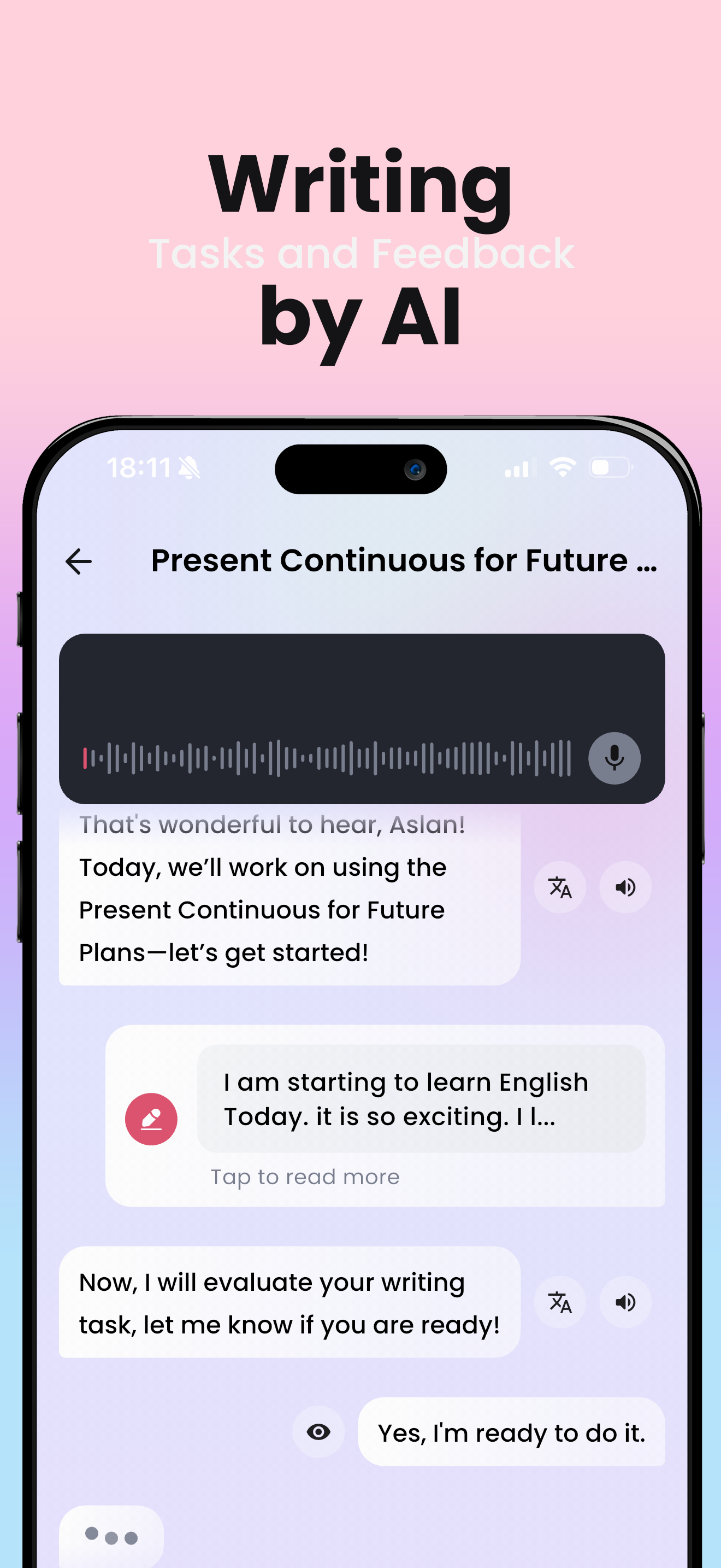 Tereon ai - Enverson, tutor de IA, aprendizaje de idiomas media 5